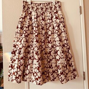 Universal Thread Tiered Skirt, XL, Floral Pattern, NWOT, Cotton Cottage-core